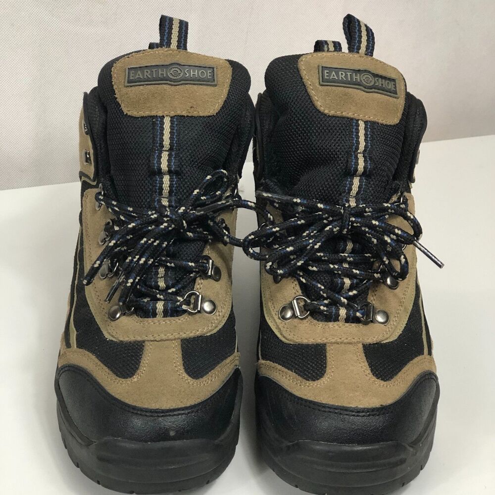 Earth Shoes Mens Brown Jordan Hiking  Boots Suede Size 8.5 Womens Size 10